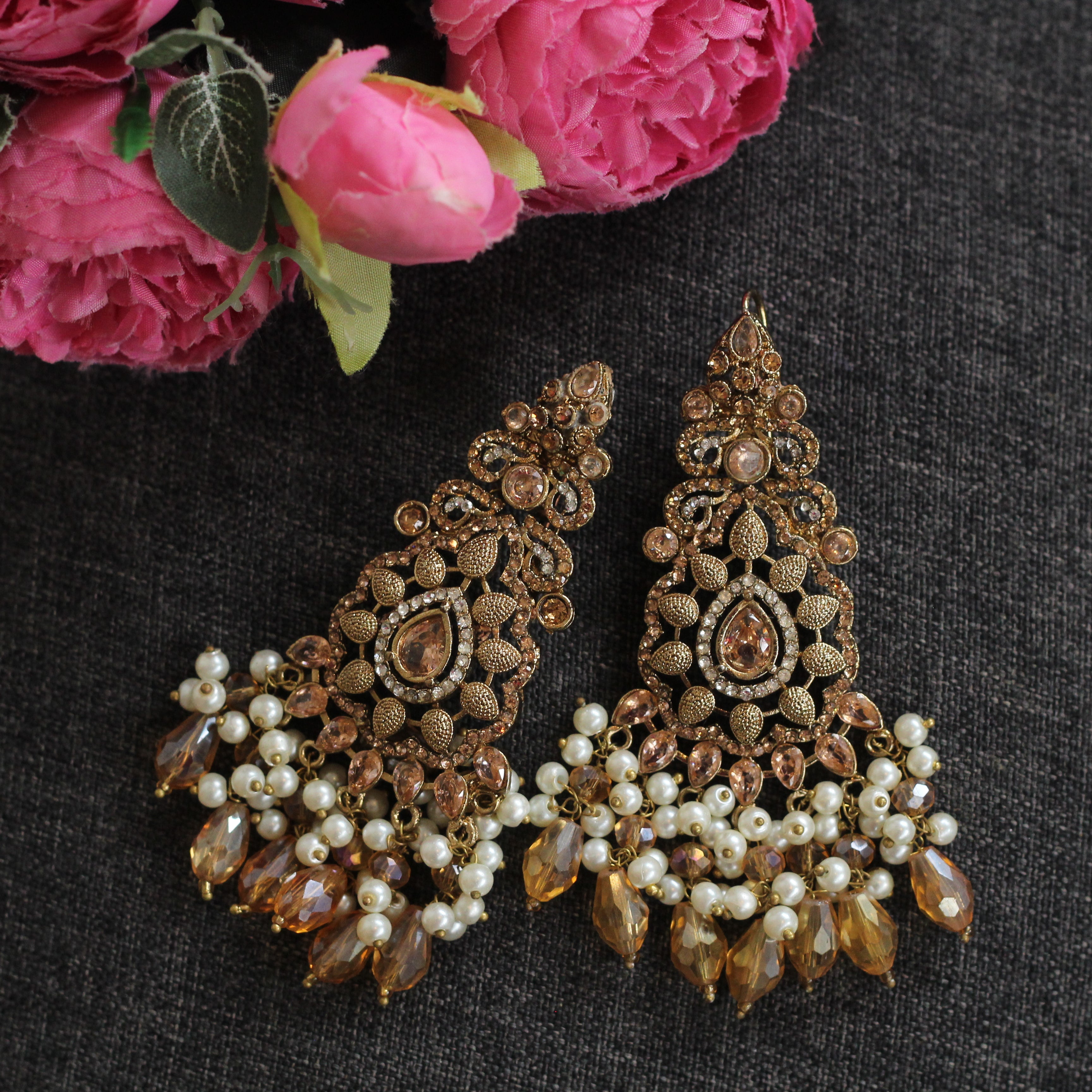 Gold Bridal Set Jewelry