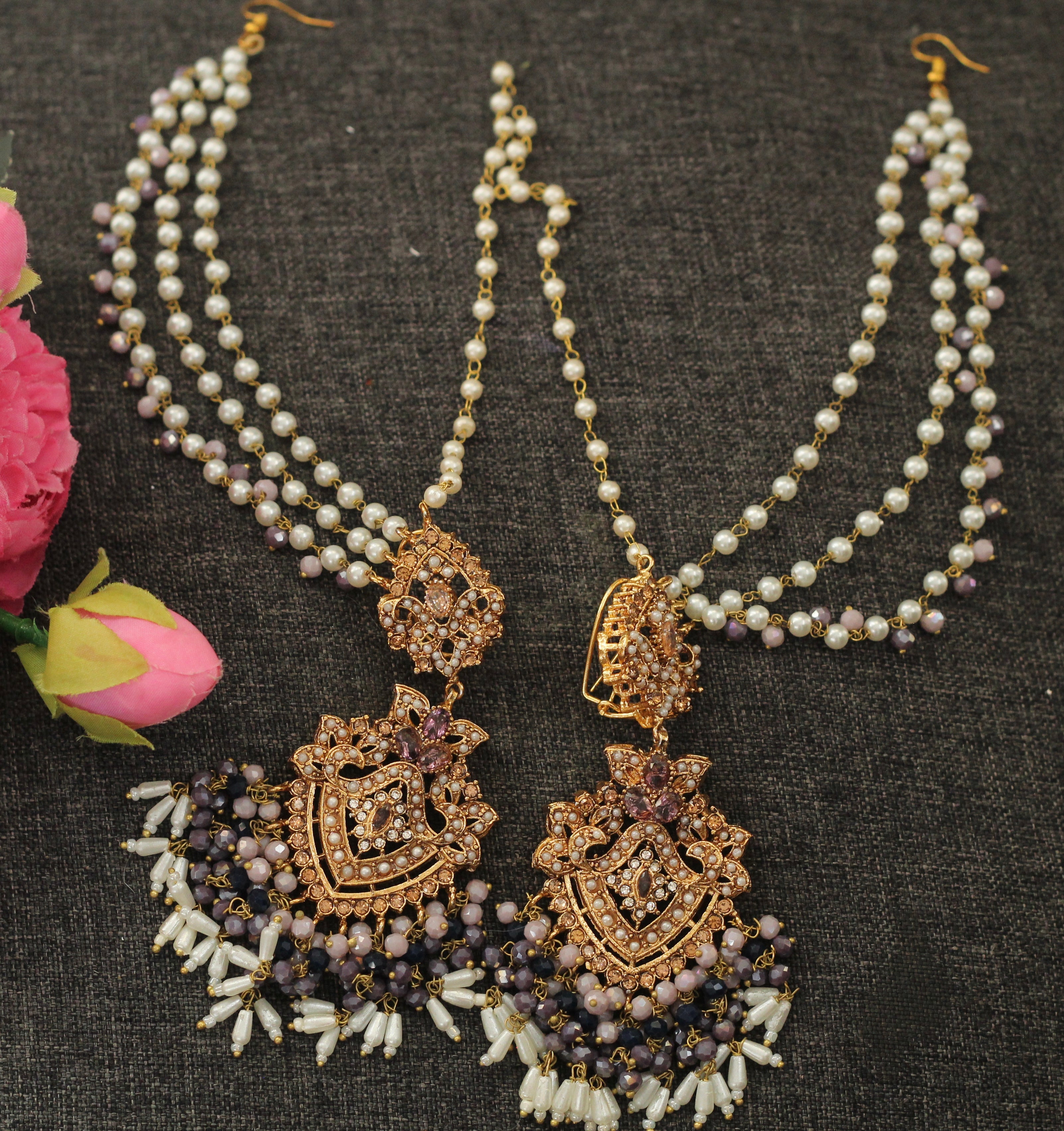 Purple Bridal Jewelry