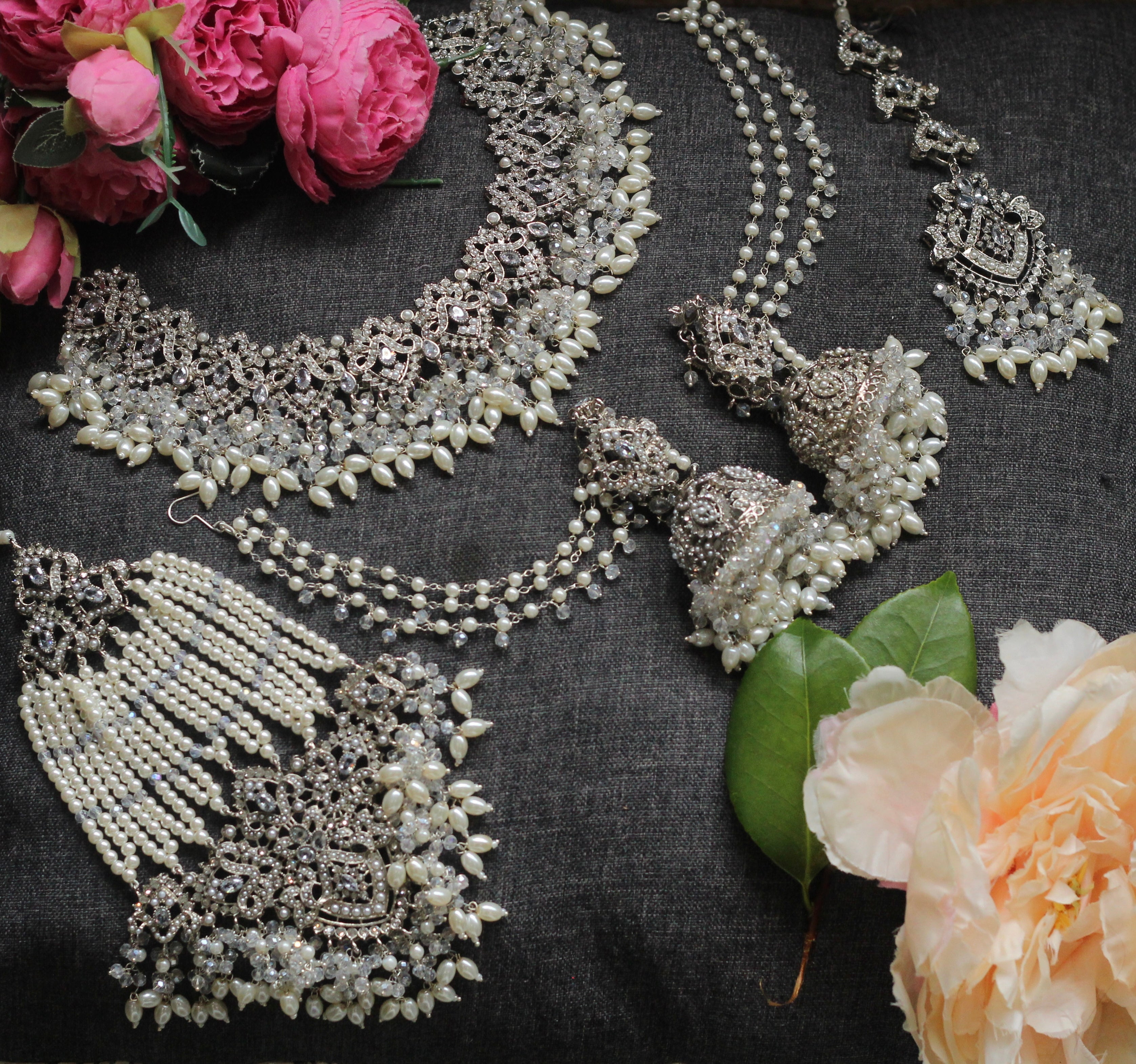 NOORÉ SILVER BRIDAL SET