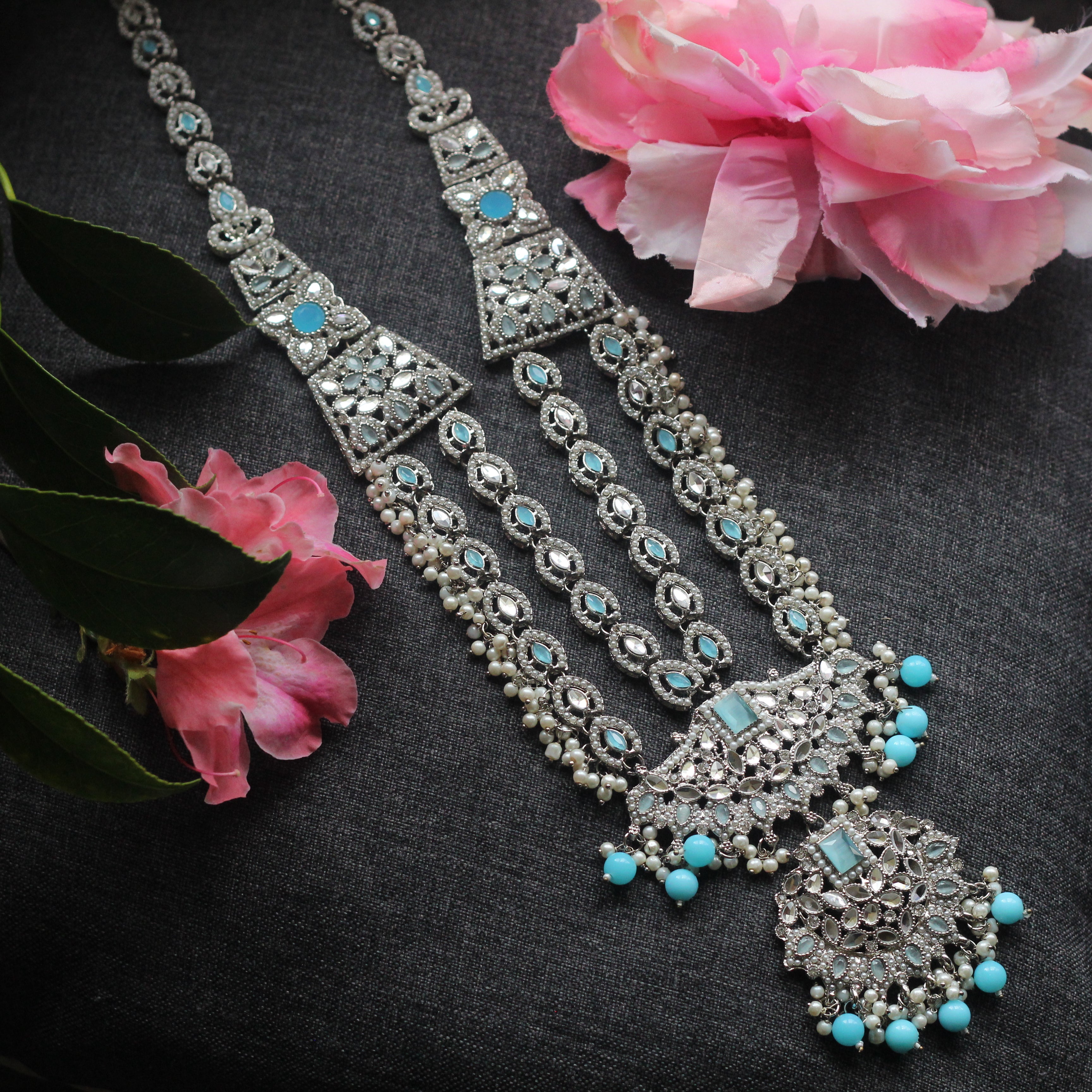 Long Necklace silver