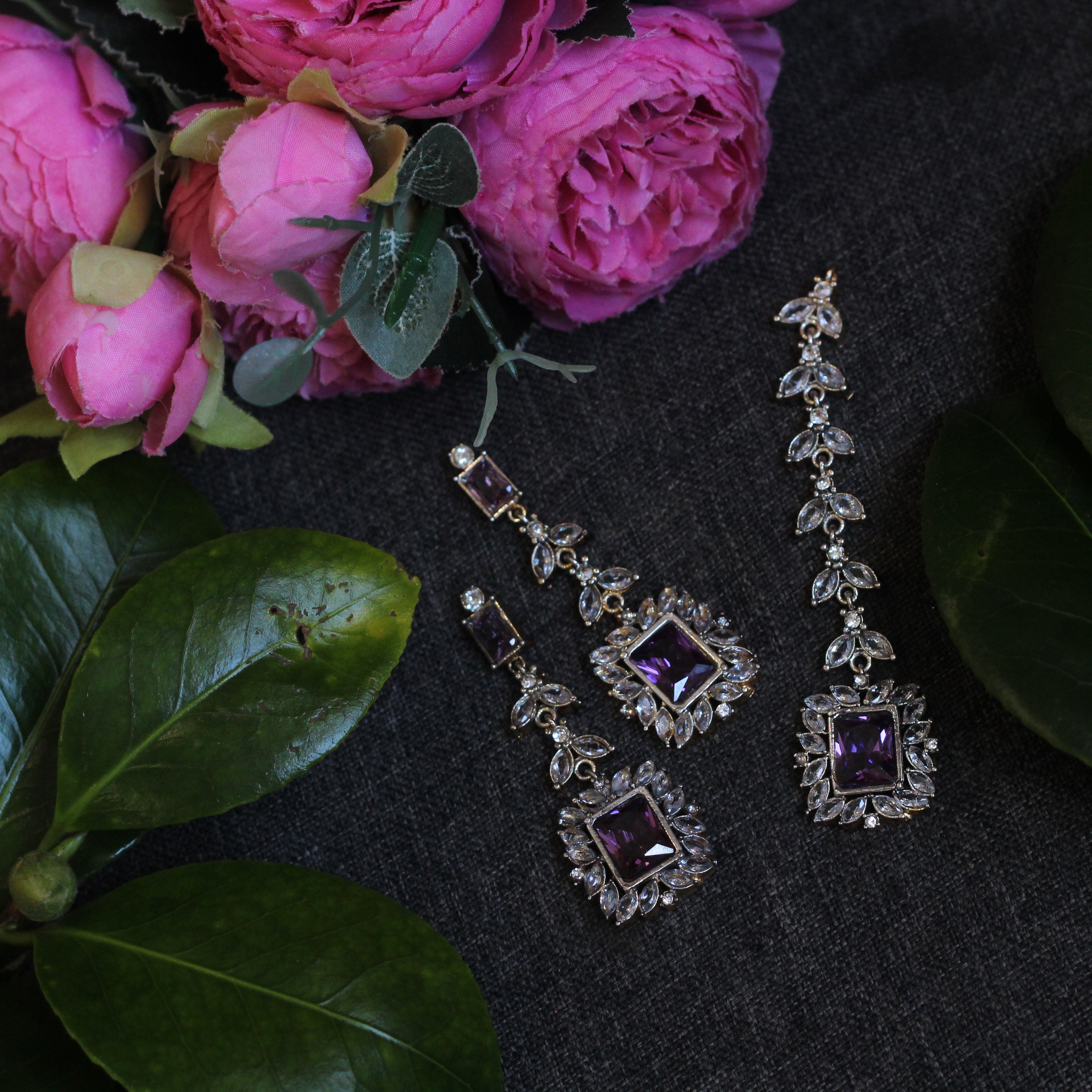 LAVENDER NECKLACE SET