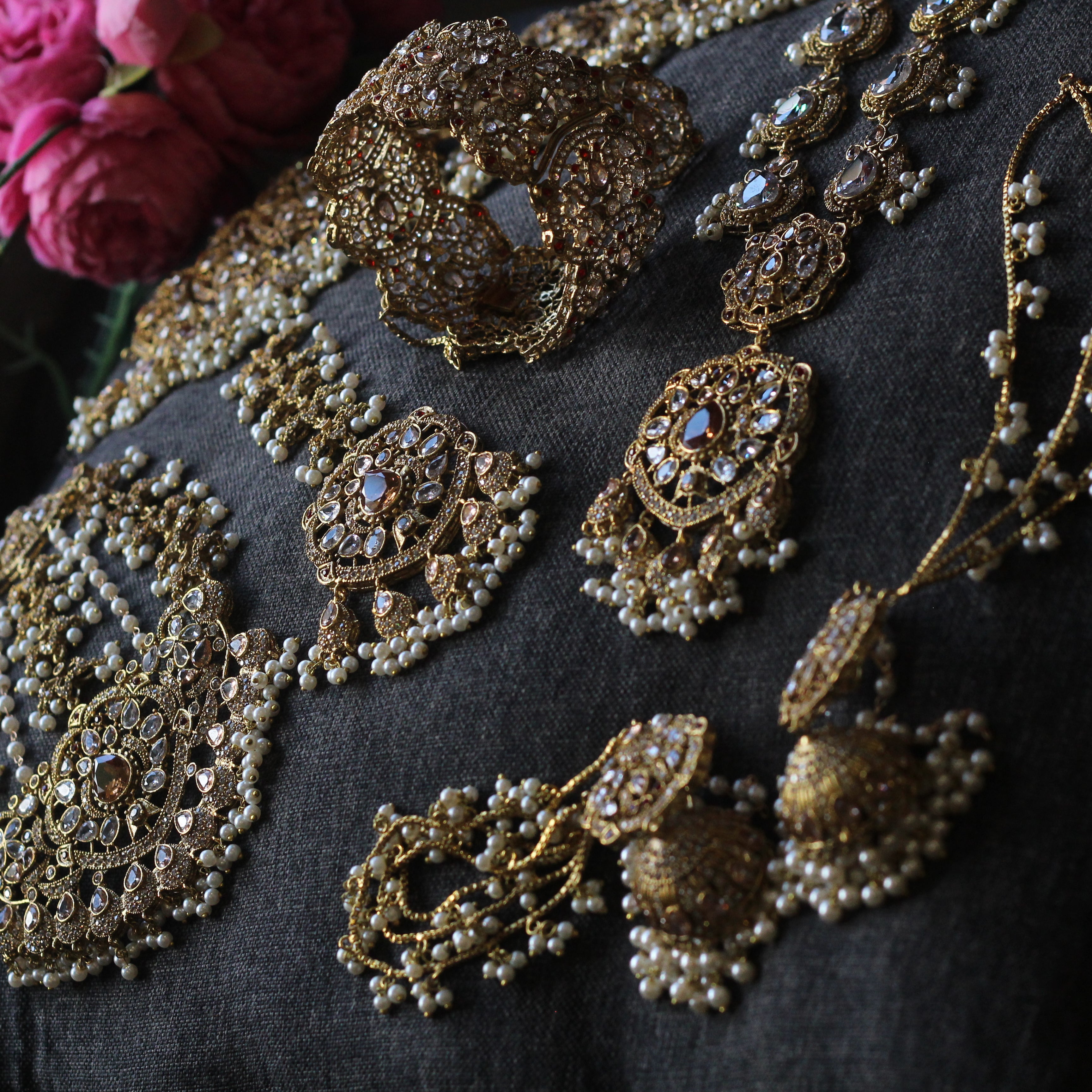 ZIA- GOLD BRIDAL SET