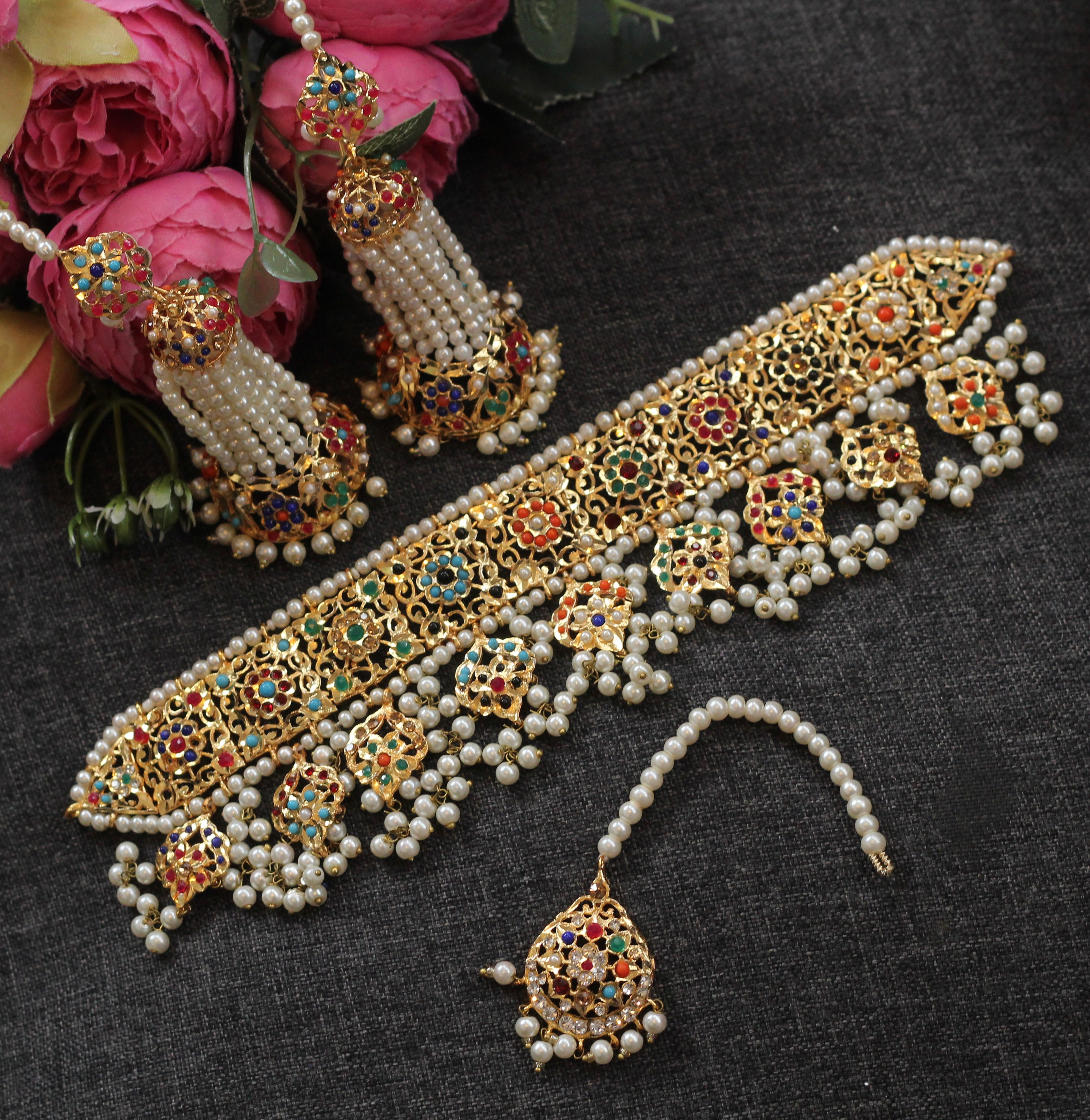 Hyderabadi Necklace Jewelry