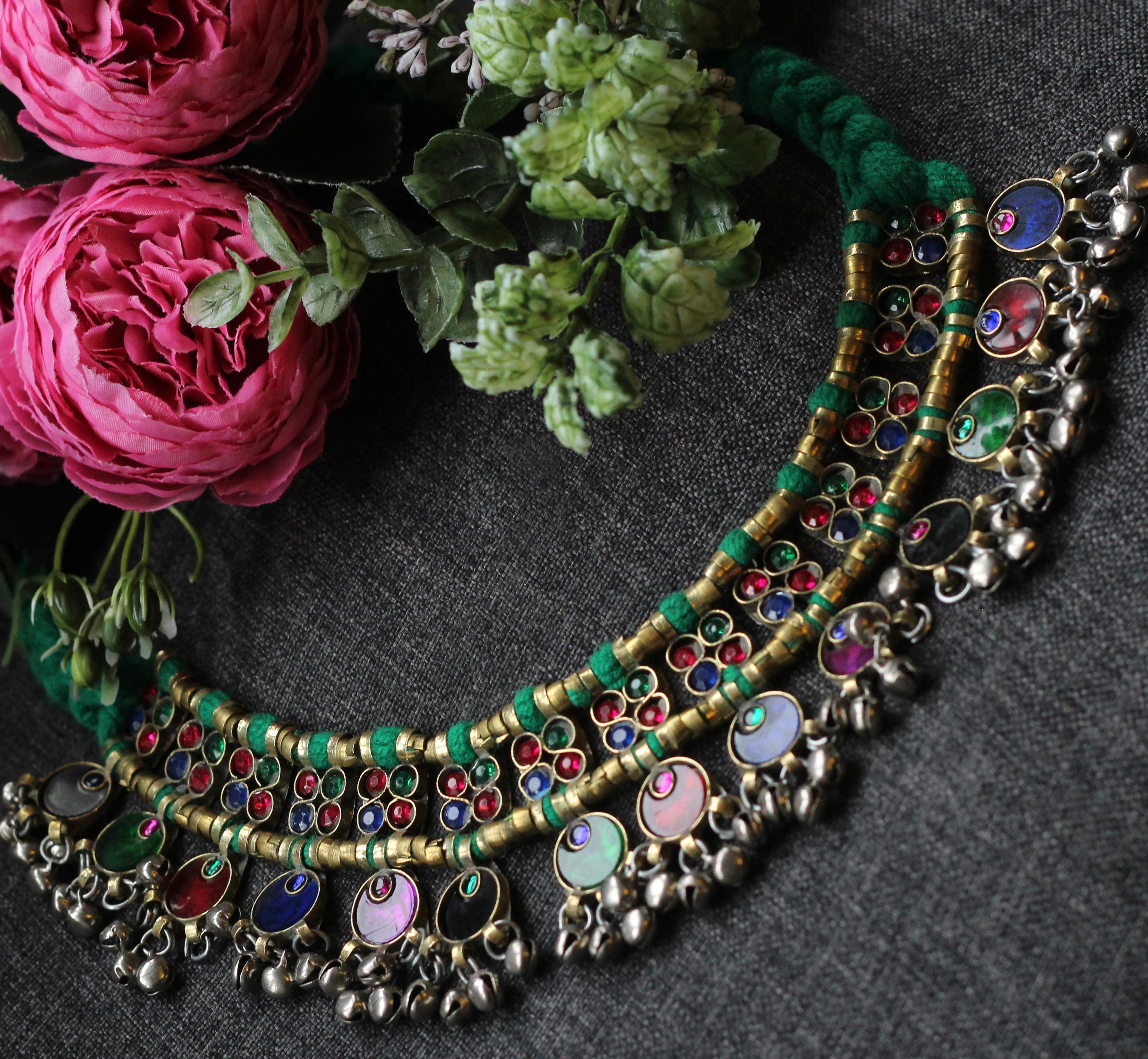 AFGHAN CHOKER SET NECKLACE