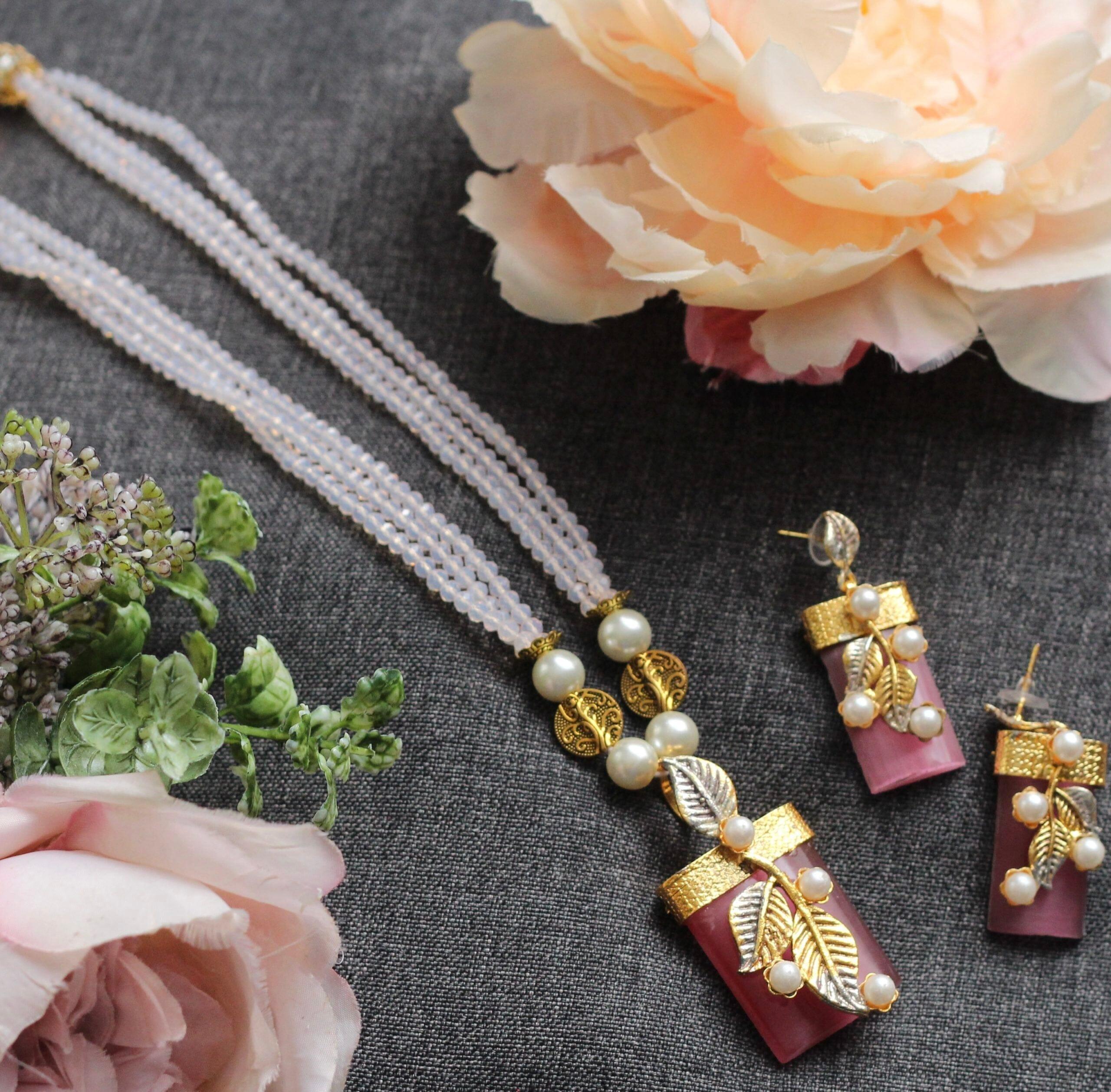 3D LONG NECKLACES My Store emerald-green