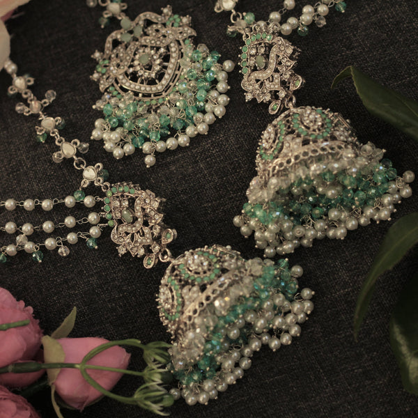 Earrings and tikka
