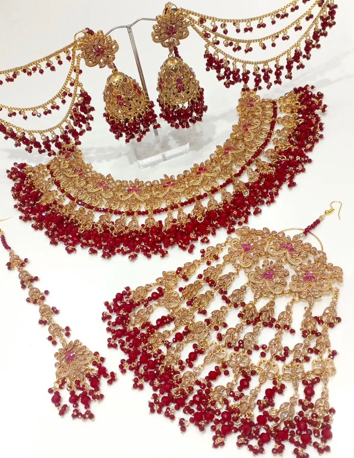 RED BRIDAL JEWELLERY