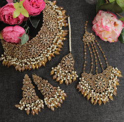Gold Bridal Set Jewelry 