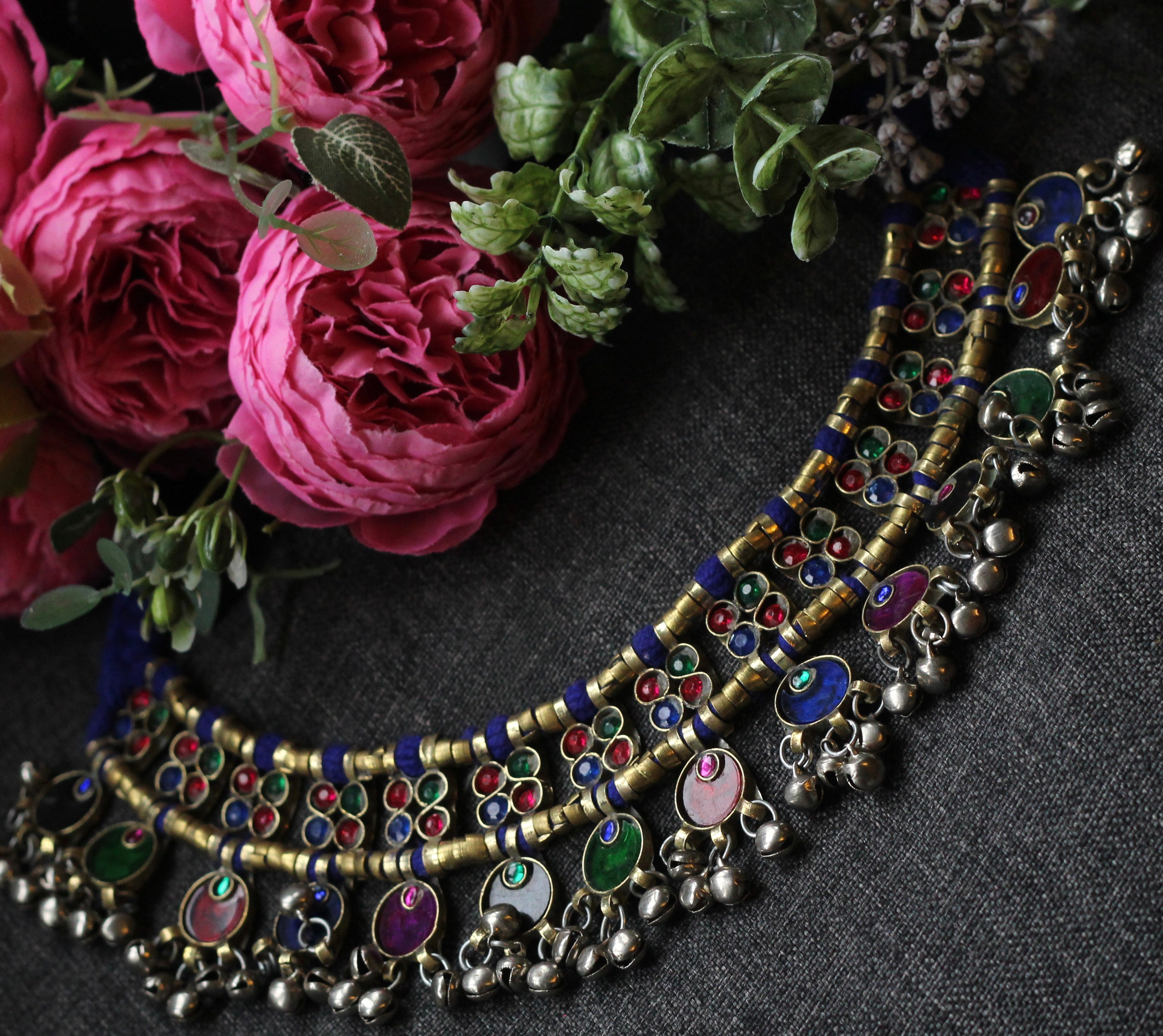 AFGHAN CHOKER SET NECKLACE