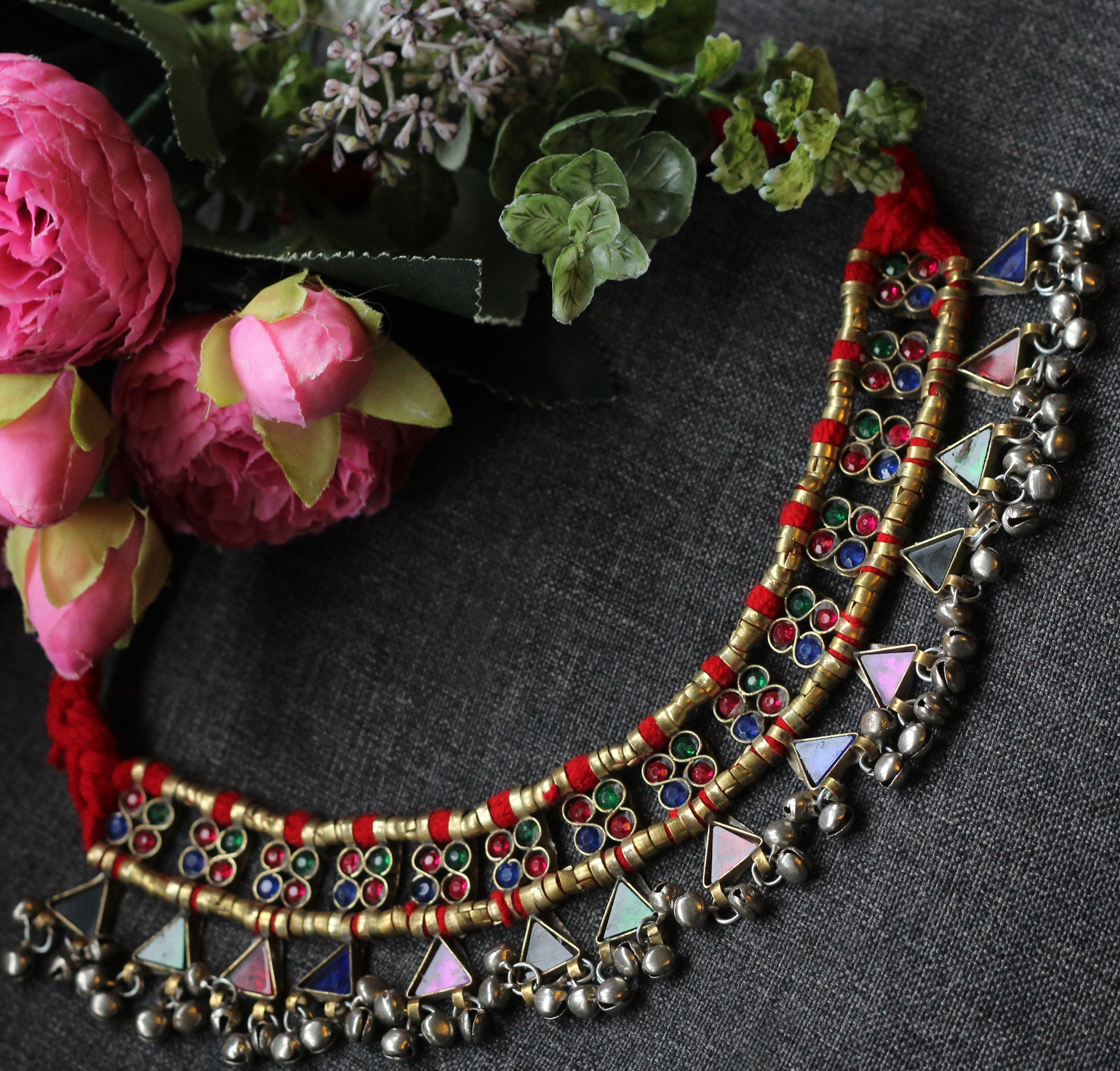 AFGHAN CHOKER SET NECKLACE