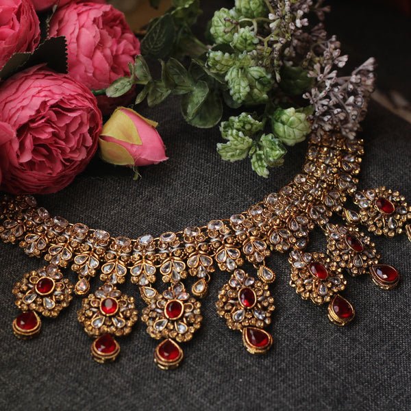 Red Bridal Jewelry 