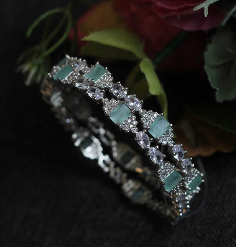 Silver bangles