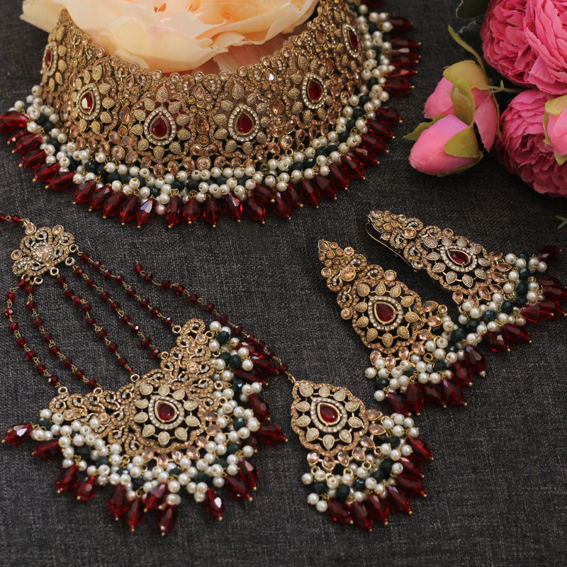 Red Bridal Jewellery 