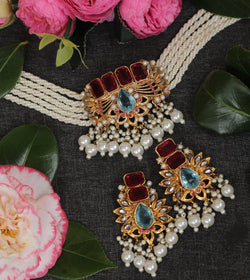 CRIMSON NECKLACE SET