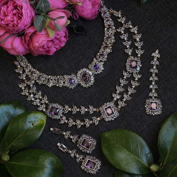 LAVENDER NECKLACE SET