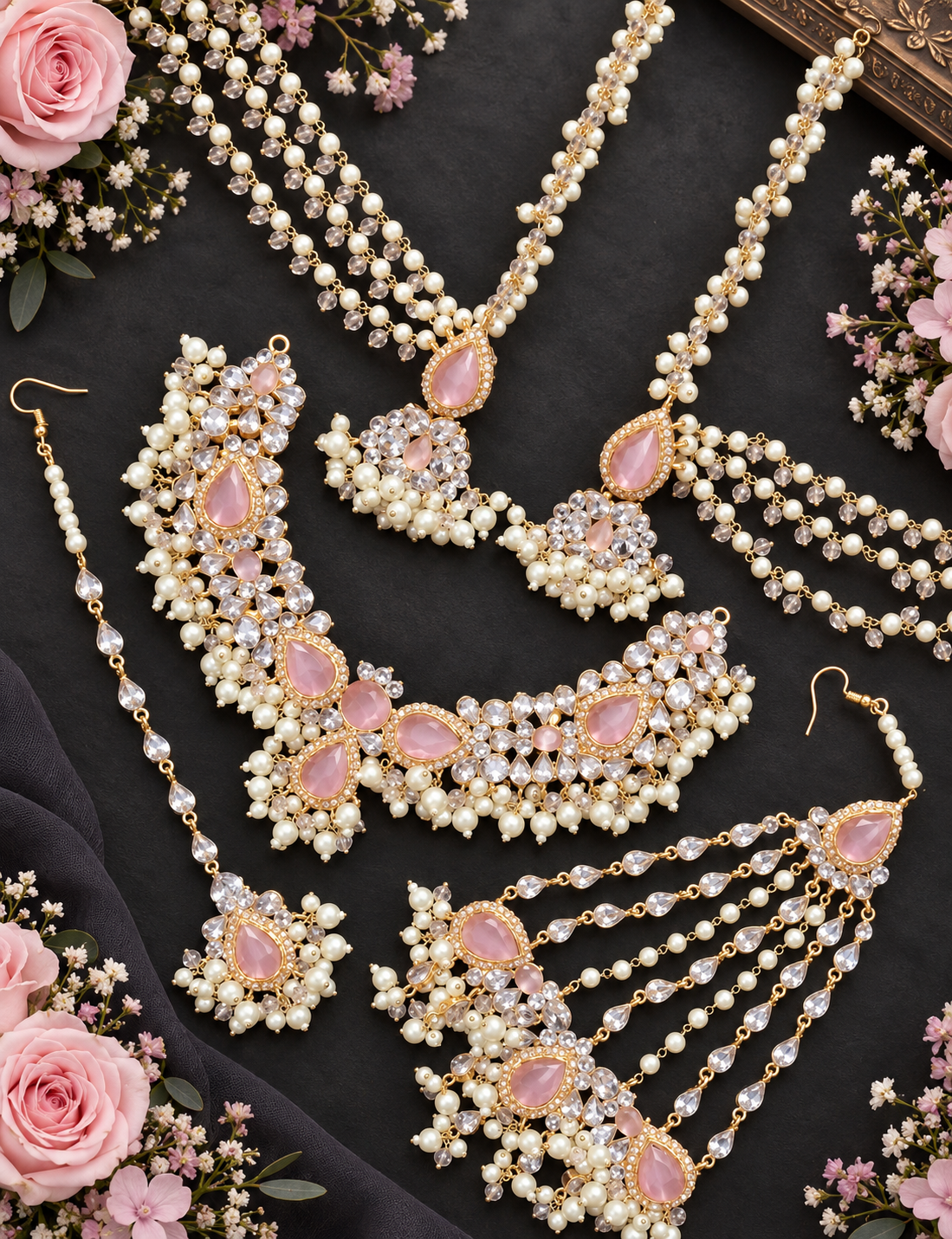 BLUSH ROYALE NECKLACE SET