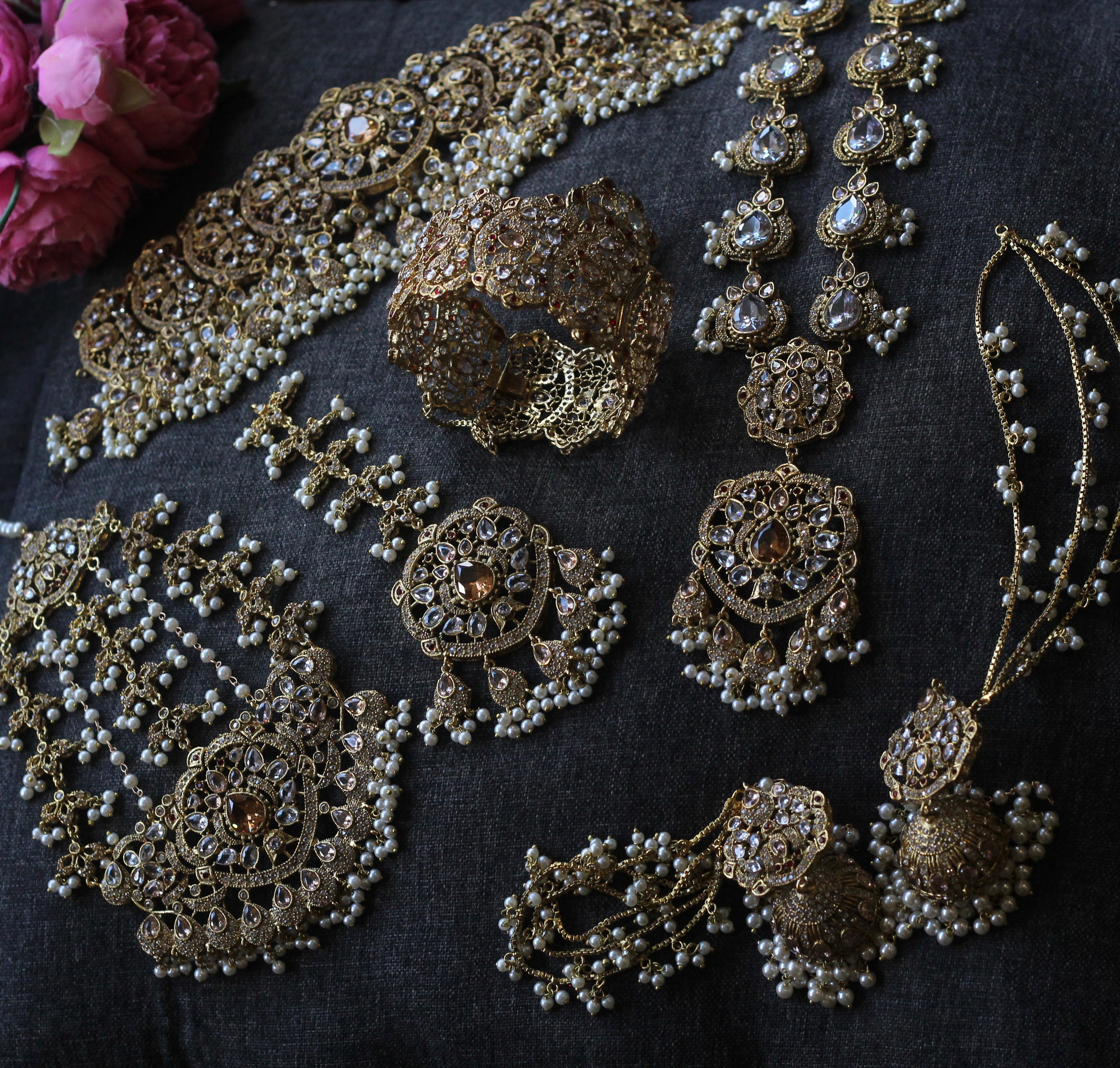 ZIA- GOLD BRIDAL SET