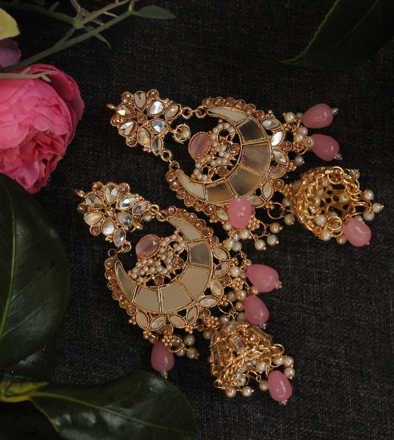 Pink necklace set
