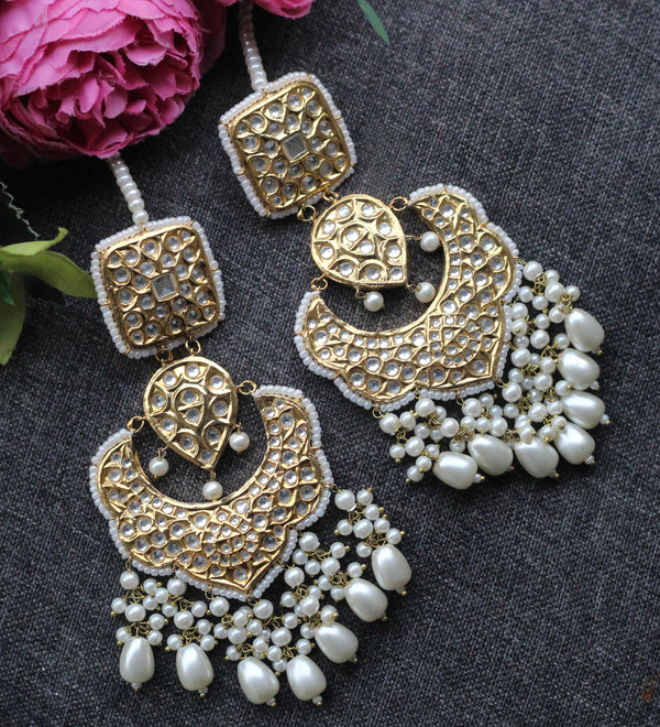 Kundan earrings 