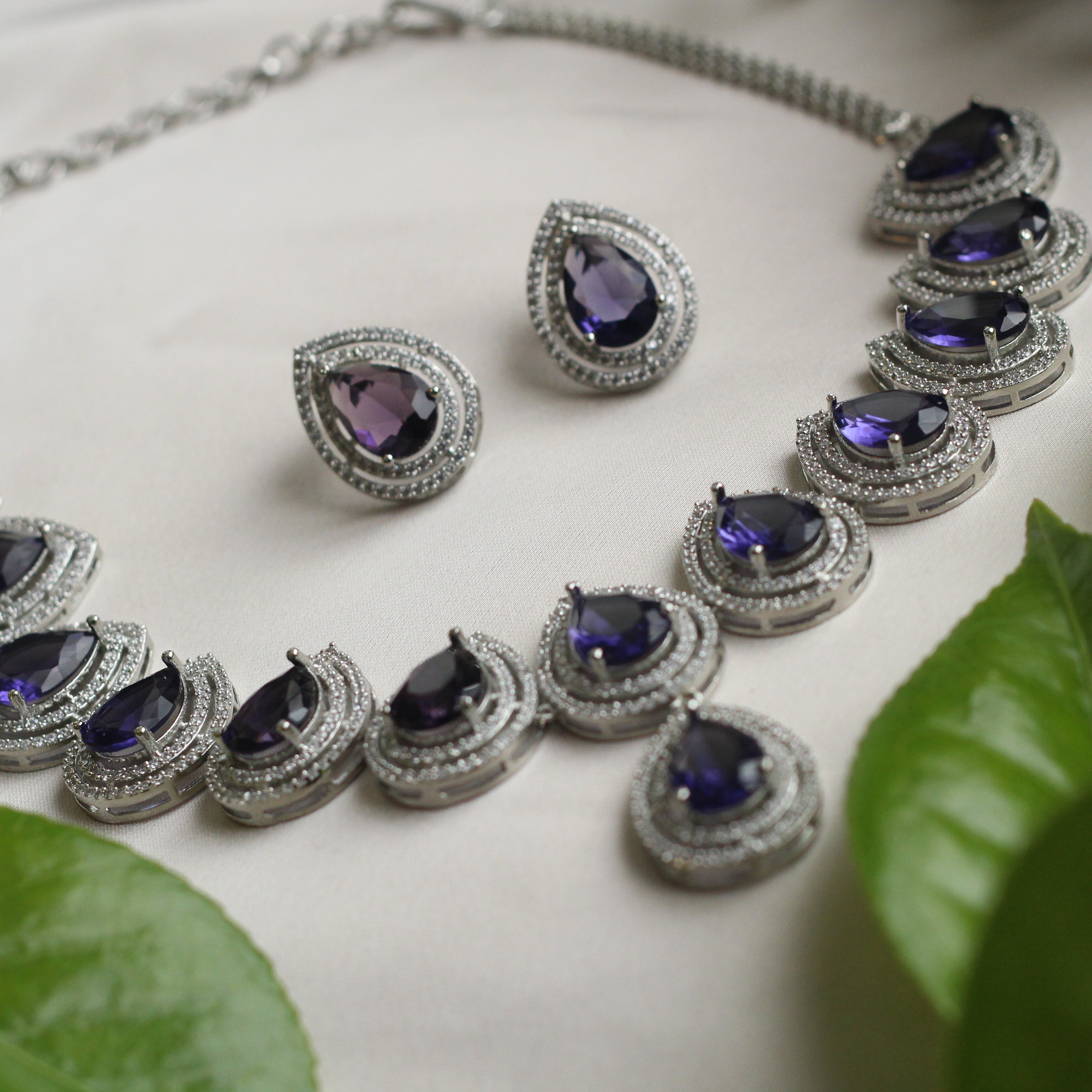 Purple Necklace Jewelry 