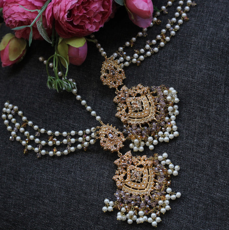 Gold bridal set