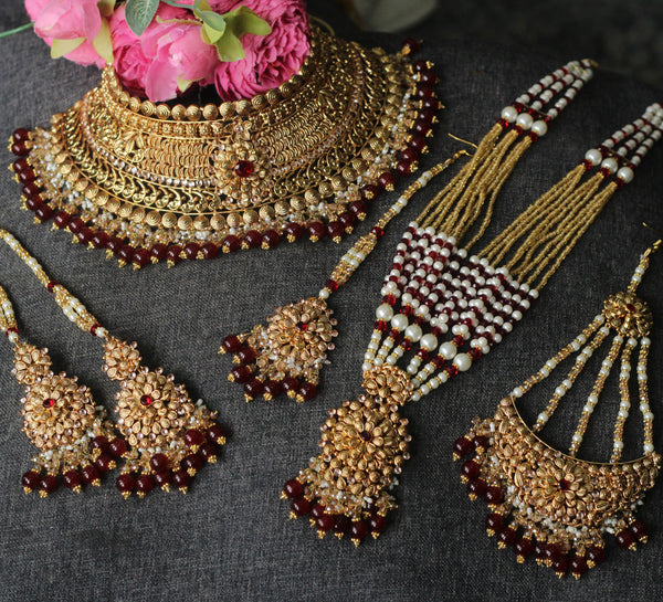 GOLD BRIDAL JEWELLERY SET