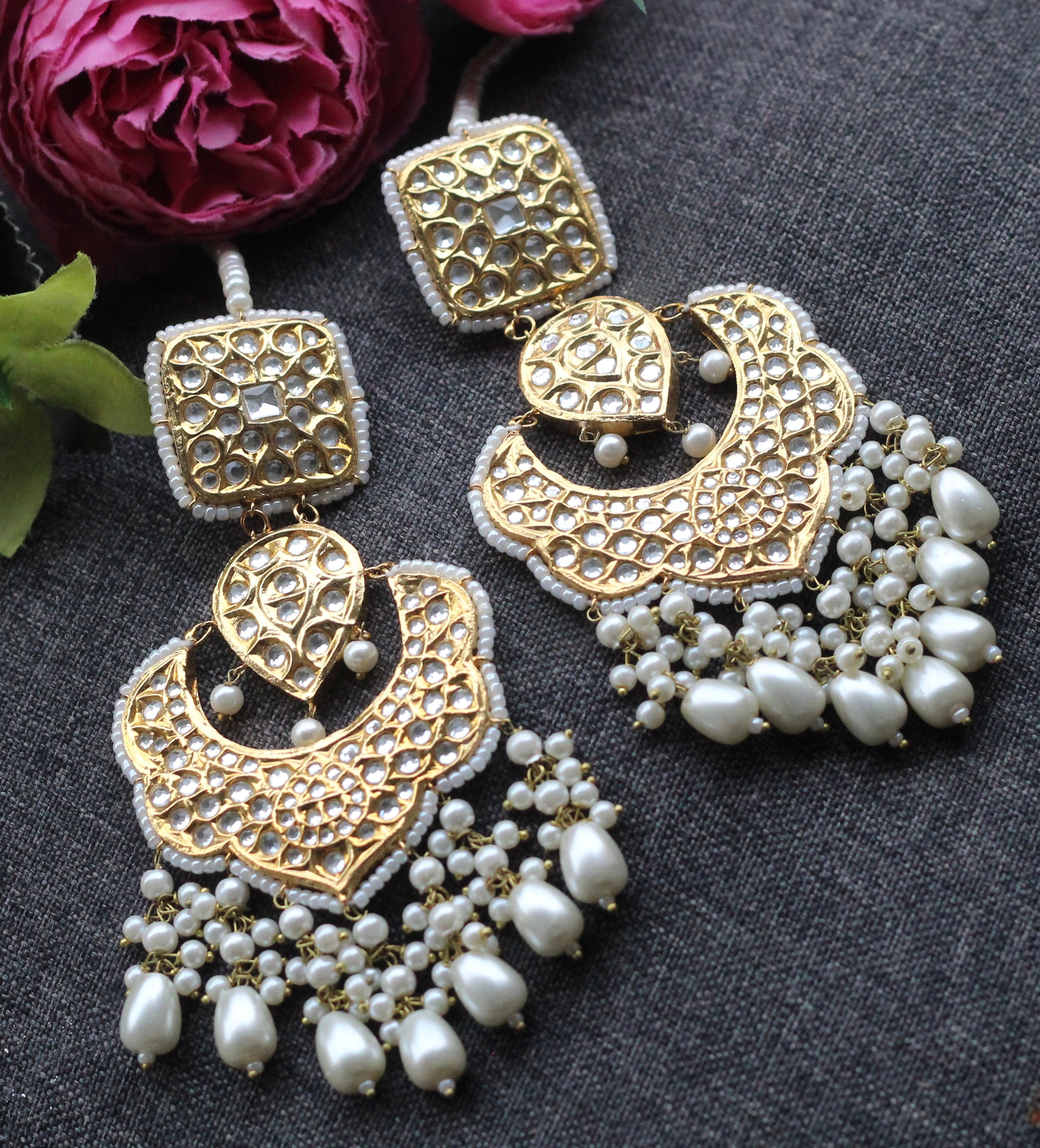 Kundan earrings 