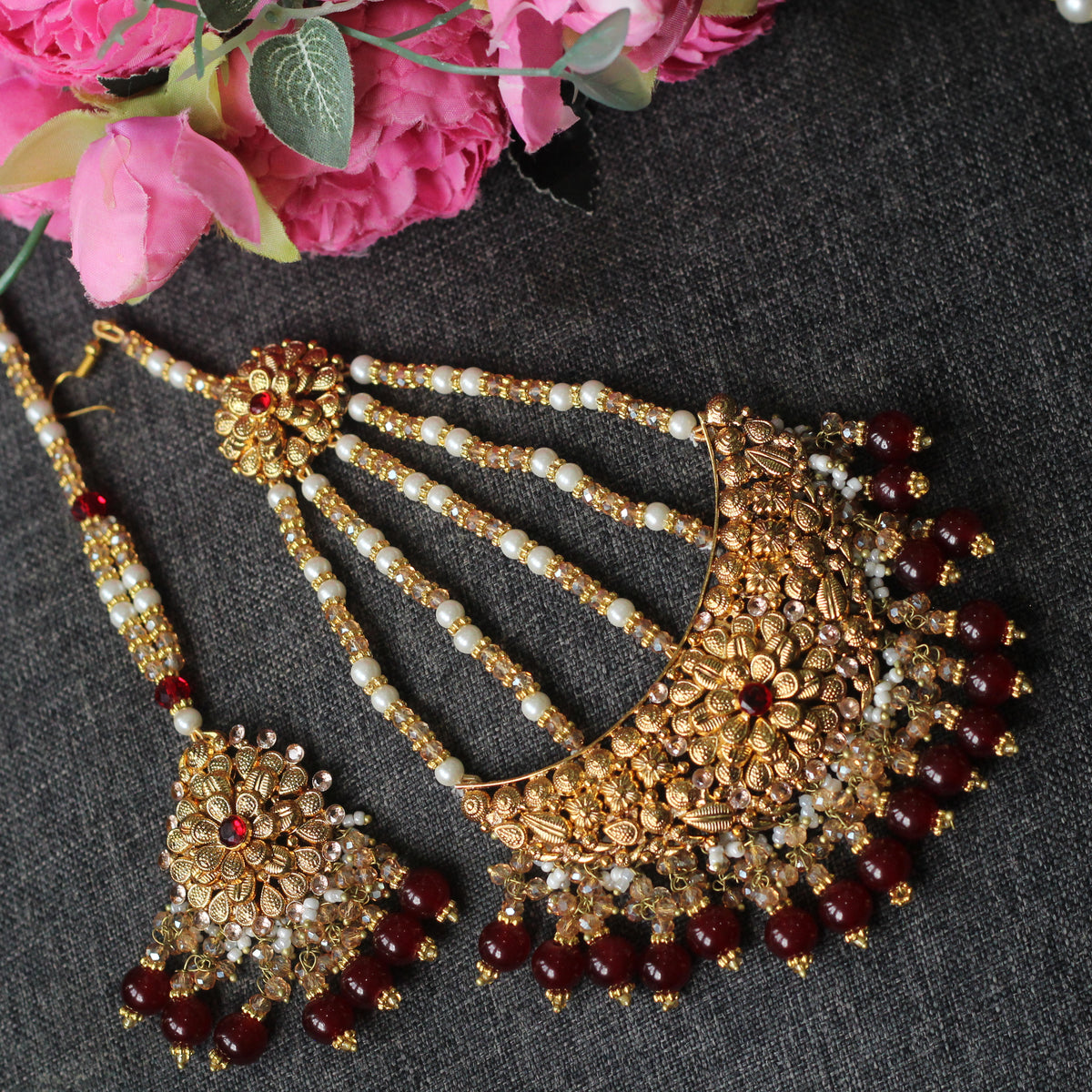 GOLD BRIDAL JEWELLERY SET