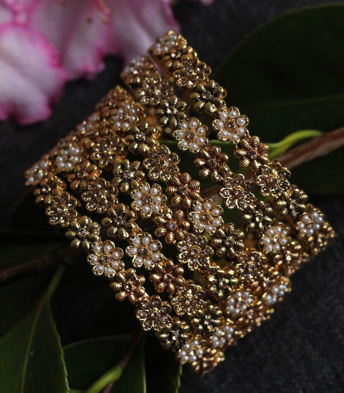 GOLD BANGLES