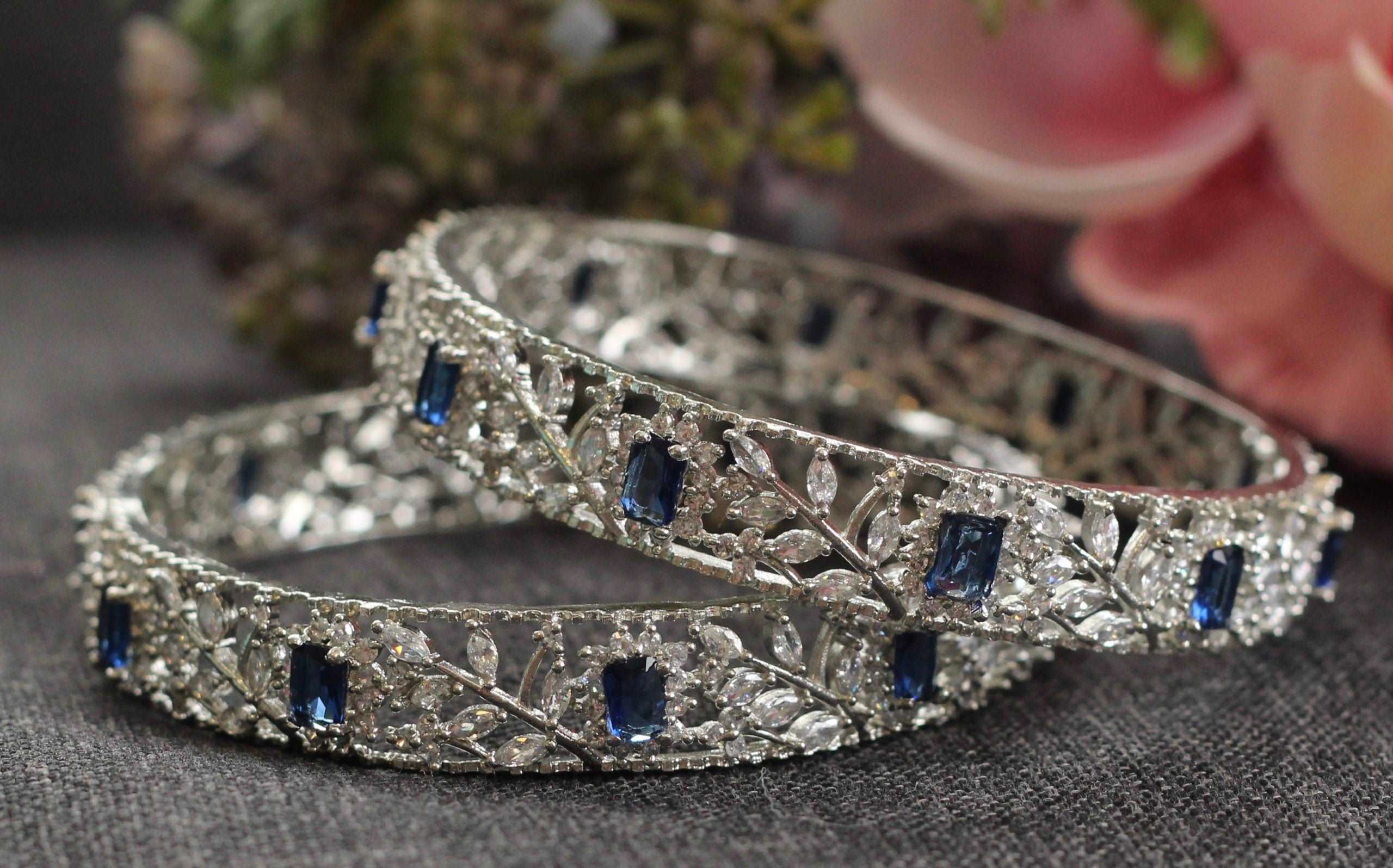 SILVER PLATED BANGLES