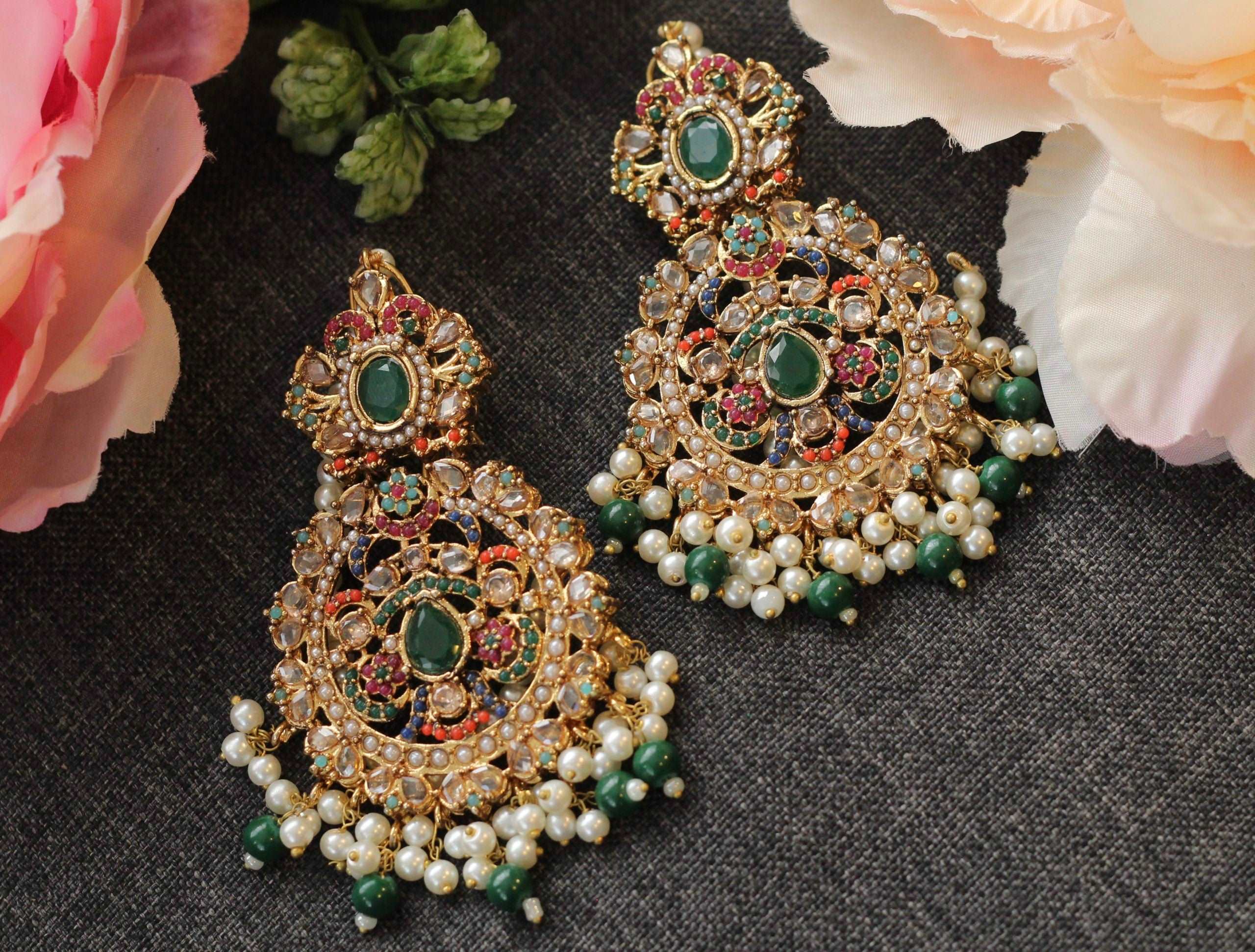Green Bridal Set