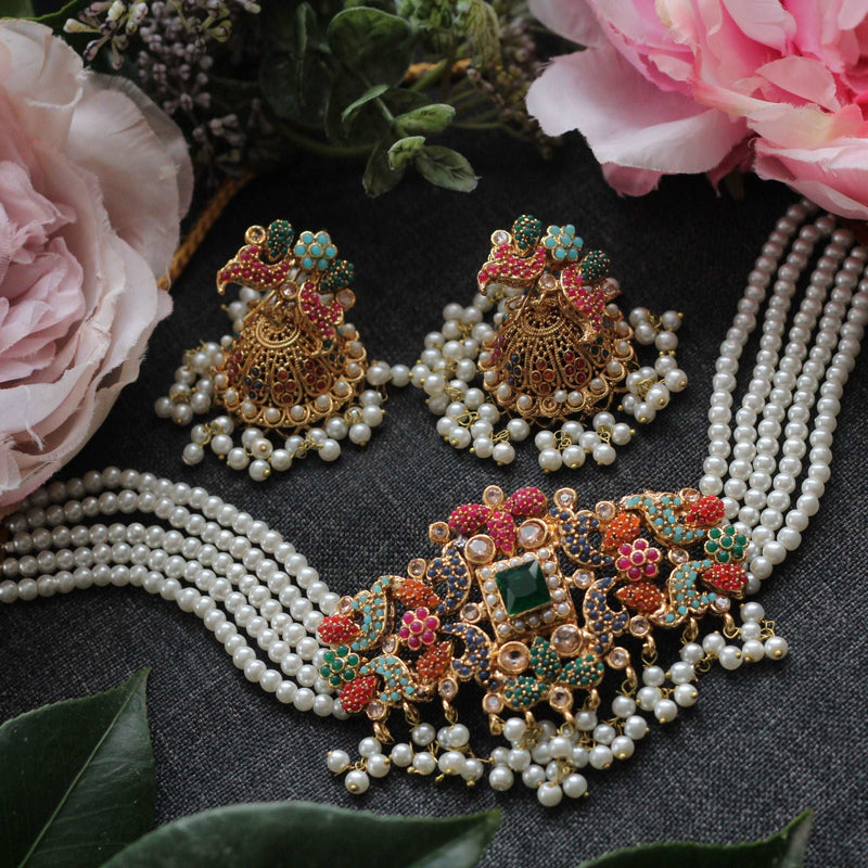 TASAWAR- CHOKER SET