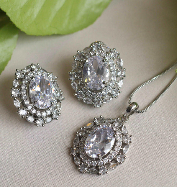 DIAMOND CUT PENDANT SET